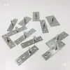 Mola de piso de porta de vidro, extensão do eixo superior, peça de hardware, acessórios de fixação de eixo fixo simples de aço inoxidável