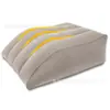 Cojín Inflable para Piernas, Almohada de Piernas Afelpada, Almohada Elevadora de Miembros Inferiores en Forma de Cuña, Almohada de Soporte para Fracturas, Respaldo de Cama para Aliviar la Fatiga