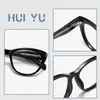 Novos Óculos Cat Eye com Topo Reto Femininos Retrô High-End Versáteis Emagrecimento Facial Dobradiça de Inserção TR Bloqueio de Luz Azul Armações para Óculos de Miopia Masculinos