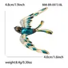 Broche de gota de aceite de golondrina animal de gran venta transfronteriza, broche de accesorios de ropa frescos y pequeños como Joker, disponible en stock.