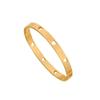 Anel liso de aço titânio 18k europeu e americano, pulseira com fecho em forma de coração, joias femininas de nicho em aço inoxidável