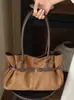 Colección de otoño 2026 transfronteriza: bolso de mano versátil para el día a día, bolso de hombro, bolso tote retro de moda con gran capacidad