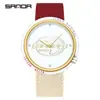 Reloj SANDA superventas transfronterizo, reloj especial para exámenes para estudiantes de secundaria, movimiento silencioso, diseño simple, correa de nailon, reloj de cuarzo