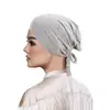 Boné Base com Cordão Elástico de Algodão Mercerizado Modal Venda Quente Temu Aliexpress Cor Sólida Lenço de Cabeça Feminino