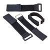 Shenzhen En Stock 2-10cm Negro Elástico Cierre de Velcro Correa Elástica de Nylon Cinta Deportiva Antidesgarro