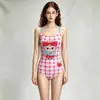Estilo de ColecciónTraje de Baño Lindo para Niñas, Sencillo Traje de Baño de Una Pieza de Natación para Estudiantes de Clubes de Natación, Adecuado para Pechos Pequeños