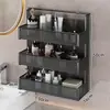 Prateleira de Armazenamento de Cosméticos para Vaso Sanitário de Banheiro Suporte de Pendurar Drenante de Parede para Lavatório de Vaso Sanitário