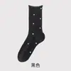Meias de Bolinhas na Altura da Panturrilha para Mulheres, Adequadas para Sandálias, Meias Ballet Estilo Miu, Meias de Verão Finas Cinzas com Borda Enrolada e Caídas, Respiráveis