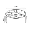 Estante Plegable Retráctil para Cocinar al Vapor de Acero Inoxidable Grado Alimenticio Cesta Vaporera Ajustable Uso Experto Plato para Baño María Estante Redondo para Cocinar Huevos al Vapor