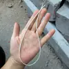 39 cm de Largo, Perlas Pequeñas en Forma de Arroz de 2.5-3 mm, Perlas Naturales de Agua Dulce con Fuerte Brillo, Hilo para Manualidades con Aproximadamente 100 Perlas