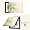 Pintura Decorativa Moderna Minimalista para Caja de Medidor Eléctrico, Cubierta de Caja de Distribución Estilo Fresco con Plantas Verdes y Flores, Pintura para Colgar en Caja de Interruptores Eléctricos y Caja de Corriente Débil