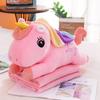 Juguete de Peluche Elefante Almohada Manta Dos en Uno Muñeco Siesta Manta de Aire Acondicionado Labubu Juguete de Peluche Popular Sensación de Internet Mayoreo