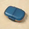 Caja de Medicamentos Portátil de 8 Compartimentos de Comercio Exterior, Caja de Medicamentos de Gran Capacidad para Llevar de Una Semana, Caja de Empaque para Viajes
