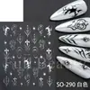 Belleza Completa Transfronterizo Nuevas Calcomanías para Uñas Metal Líquido Corazón Estrella Líneas Frescas Calcomanías para Uñas