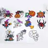 Novas decorações de Halloween adesivos de janela adesivos de vidro de janela limpar proteção ambiental desenhos animados adesivos eletrostáticos processamento