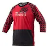 Roupas de Corrida Off-Road, Camiseta de Manga Três Quartos, Top de Secagem Rápida, Tamanhos Europeus e Americanos Versáteis, Roupa de Ciclismo de Caimento Solto, Roupa para Downhill