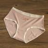 Cuecas de Desenho Animado Fofas para Mulheres, Virilha de Algodão Puro, Todo Algodão, Estilo Doce e Puro, Cuecas Triângulo, Shorts para Mulheres, Atacado, Cintura Alta, Secagem Rápida, Respirável
