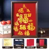 Kit de Materiales para Pintura con Lámina de Oro de Patrimonio Cultural Inmaterial DIY, Pintura con Lámina para Hacer Decoraciones de Escritorio para Niños, Actividades de Team Building