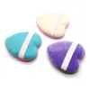 Esponja Doble para Polvo con Forma de Corazón Modelo de Silicona Producto Nuevo Lanzado Uso Húmedo y Seco Elástica Q Amigable con la Piel Sin Polvo Herramienta de Belleza Venta al por Mayor