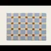Alfombra de Piso a Cuadros y Rayas Imitación Cachemir Simple Coreana Entrada de Dormitorio Baño Inodoro Absorbente de Agua Antideslizante Mancha Venta al por Mayor
