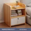 Mesita de Noche Pequeña para Dormitorio del Hogar 2026 Venta Caliente Almacenamiento Gabinete Pequeño Mesita de Noche para Habitación de Alquiler Estante de Almacenamiento Simple