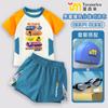 2025 Nuevo Traje de Baño Infantil de Dibujos Animados Dragon Ball con Cuentas, Pantalones Cortos de Natación Divididos para Niños Guapos, Equipo de Natación con Protección Solar, Moderno