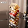 Estante Vertical para Almacenamiento de Labiales con Forma de Pez Transfronterizo Caja de Almacenamiento para Labiales Estante de Exhibición para Almacenamiento de Cosméticos Puede Sostener Brillo de Labios y Labial