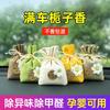 Bolsita Ambientador para Coche con Fragancia de Osmanthus y Gardenia, Eliminador de Olores de Armario de Larga Duración, Bolsita Desodorante para Todas las Estaciones con Fragancia Ligera