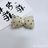 Em Estoque 7*4cm Laço de Tela Semi-Acabado DIY Laço de Bolinhas para Cinto, Acessórios de Cabelo para Crianças e Acessórios de Roupa