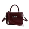 Bolsa de Mão Textura Retrô Transfronteiriça Pequena Tote Bag para Mulheres Verão 2026 Nova Bolsa Quadrada Pequena de Ombro Único Transversal Feminina