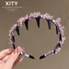 Diadema de Cristal de Lujo Modelo Nuevo 2026, Tocado de Lujo Ligero de Gama Alta para Mujer, Sensación de Alta Gama para Salir