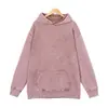 Venta al por mayor de sudaderas con capucha casual holgadas teñidas con cera de copo de nieve de peso pesado para hombre y mujer desde la fábrica de origen