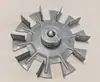 Aspas de Ventilador de Motor de Alta Temperatura, Aspas de Ventilador de Hierro Galvanizado, 6-7.5-8-9-10-12-30, Impulsor de Hierro Fijado con Tornillos de Fijación