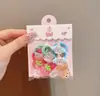 Gomas para el pelo con pulgar de dibujos animados para niños, Diademas para bebé, Accesorios para el pelo, Cuerdas para el pelo para bebés que no dañan el pelo, Alta elasticidad, Estilo coreano
