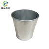 Cubo pequeño para flores, mini maceta, cubo de metal de 1 litro con agujero inferior, cubo pequeño de hierro, cubo de hierro galvanizado de hojalata.