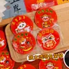 Deus da Riqueza Desenho Animado Traga Riqueza e Tesouro Espelho Pequeno Edição Limitada de Ano Novo Espelho de Maquiagem Portátil Presente Festivo de Feriado para Uso Pessoal Pequeno