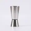 Los fabricantes suministran taza medidora de acero inoxidable transfronteriza, medidor de vino de doble cabeza para mezclar vino