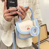 Bolsa Hecha a Mano DIY Bolsa Pequeña de Donut de Cereza Linda Portátil Cruzada Todo-partido Bolso Silla de Montar Regalo para Novia