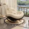 Mecedora para adultos, uso doméstico, ocio en el balcón, sala de estar unipersonal, nuevo modelo 2025, mecedora de lujo ligero, sillón sofá perezoso