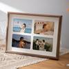 Conjunto Criativo de Porta-Retratos Combinados 234 Peças Casal Vazado Porta-Retrato 6 Polegadas Porta-Fotos de Madeira Personalizado Álbum Porta-Retratos de Três ou Quatro Peças