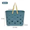 Cesta de Banho Transparente Portátil Cesta de Armazenamento Banheiro Cesta Suspensa para Frutas e Legumes Chuveiro Frutas Suprimentos de Limpeza Cesta de Armazenamento com Drenagem