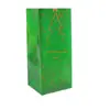 Bolsa Roja para Vino Tinto Transfronteriza Bolsita de Regalo Tridimensional Película Láser Bolsa No Tejida Hecha a Medida Ecológica Bolsa de Compras para Ropa