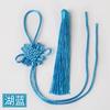 Colgante de borla semiacabado con nudo chino pequeño, seis placas y cinco líneas, accesorio artesanal para colgar en la oreja, fabricantes de Yiwu al por mayor
