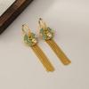 Nuevos Pendientes de Mariposa Chinos para Mujer Pendientes Colgantes Coloridos de Esmalte Pendientes de Aro Mariposa Amor Flor Esmalte Temperamento Sentido Avanzado Nicho Venta al por Mayor