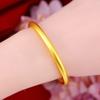 Pulsera Grabada Nunca te rindas para Mujer Oro Imitación Duradera Pulsera de Letras para Pareja Pulsera de Giro Antiguo Joyería