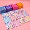 6,3cm Quadrado Desenho Animado Fofo Especial Artesanal Origami Papel Empilhado Garça Coração diy Material Papel Impresso Frente e Verso