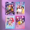 Cuaderno de Espiral A5 de Dibujos Animados de Aspecto Elegante Sanrio Súper Lindo Kuromi Cuaderno de Páginas de Colores con Línea Horizontal Cuaderno para Estudiantes