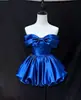 Vestido de cóctel de satén de comercio exterior 2026 Otoño Nueva moda Sin tirantes Vestido de fiesta Aliexpress Vestido de noche sencillo para mujeres petite