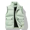 Chaleco de algodón para otoño e invierno, engrosado y cálido, chaleco exterior para hombre, moderno y versátil, chaleco de algodón de corte holgado para hombre