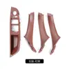 Adecuado para BMW Serie 5 Manija de Puerta Juego de Cuatro Piezas, Manija de Puerta Serie 5, Reposabrazos de Puerta Interior Serie 5 Conducción Derecha, Manija Exterior